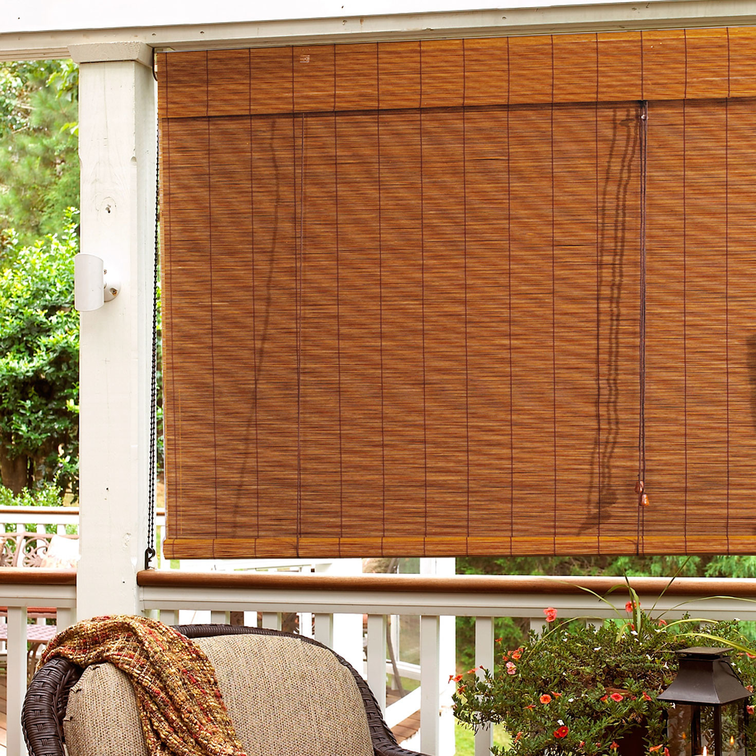 Asian outdoor bamboo blinds