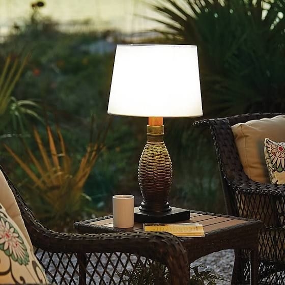 Outdoor Table Lamps Battery Operated, Battery Operated Outdoor Lamps