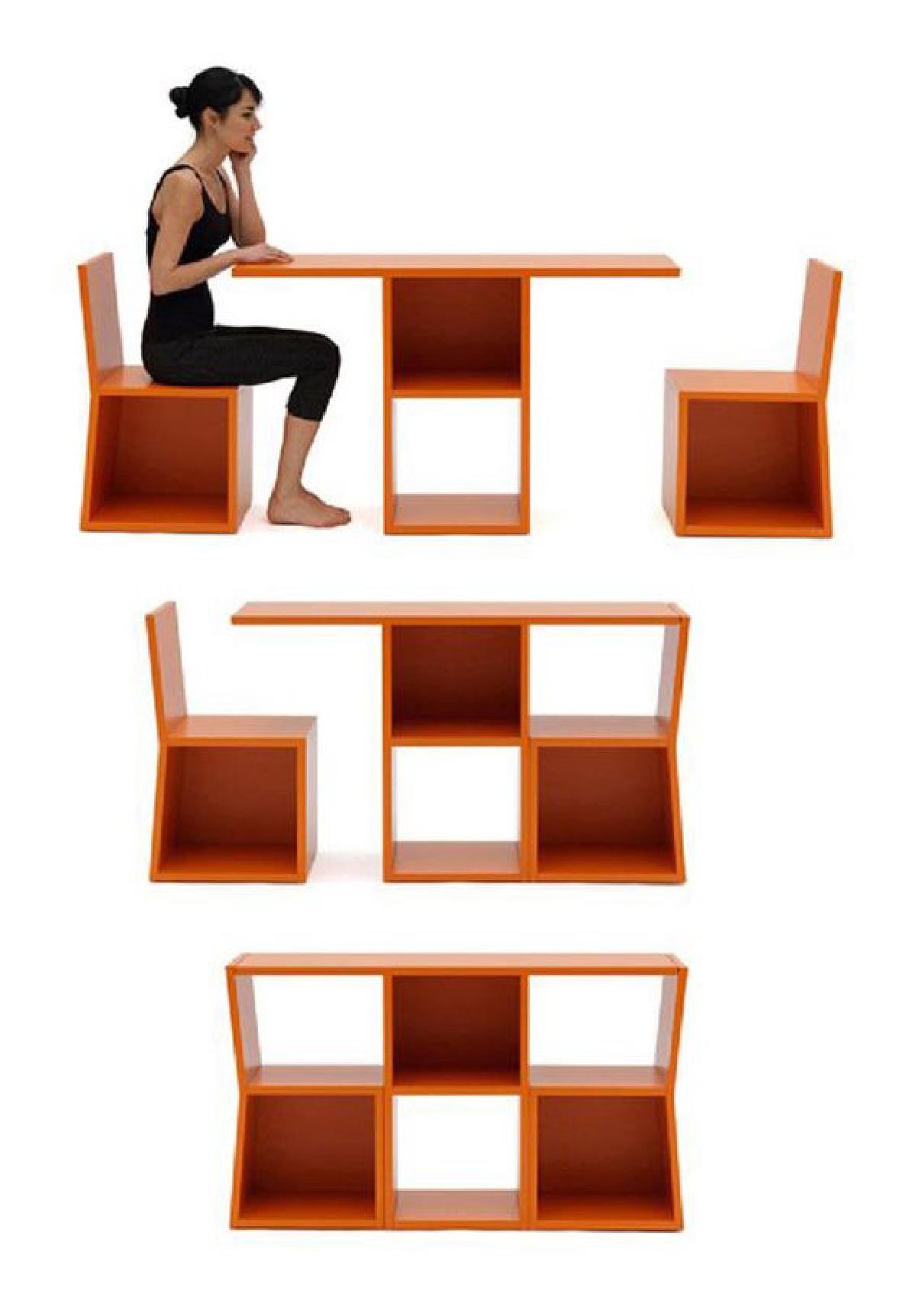 15 Practical Space Saving Table and Chair Ideas - Small