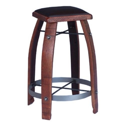 2 Day Designs Reclaimed 30 in. Stave Wine Barrel Bar