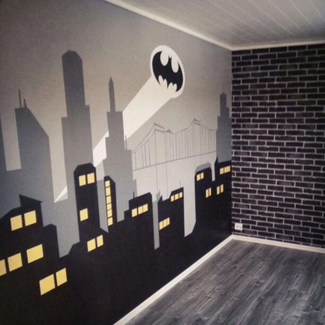 Batman themed hot sale baby room