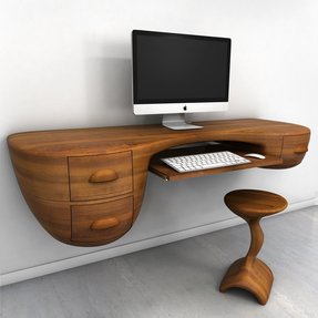50 Wall Mounted Computer Desk You Ll Love In 2020 Visual Hunt