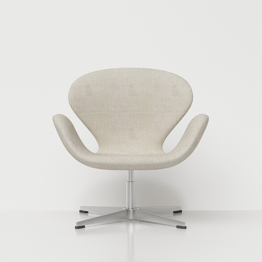 3D Arne Jacobsen Swan Chair - High quality 3D models