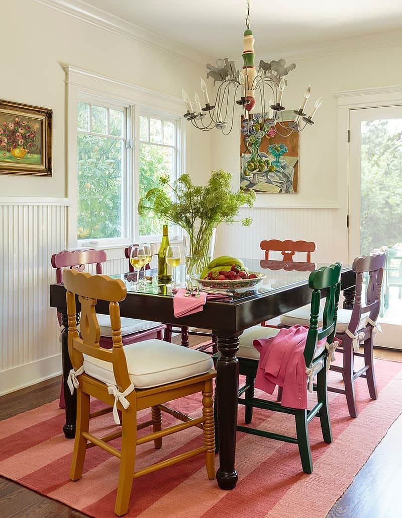 50 Cool and Creative Shabby Chic Dining Rooms