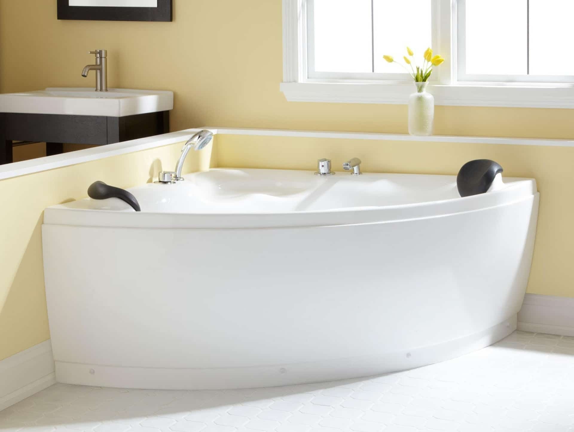 52" Kauai Corner Acrylic Tub - Bathroom