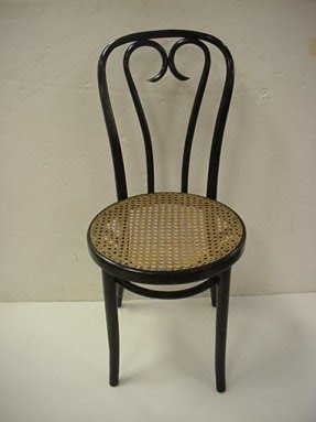 8 Mahogany Bentwood Ice Cream Parlor Chairs: : Lot 1005