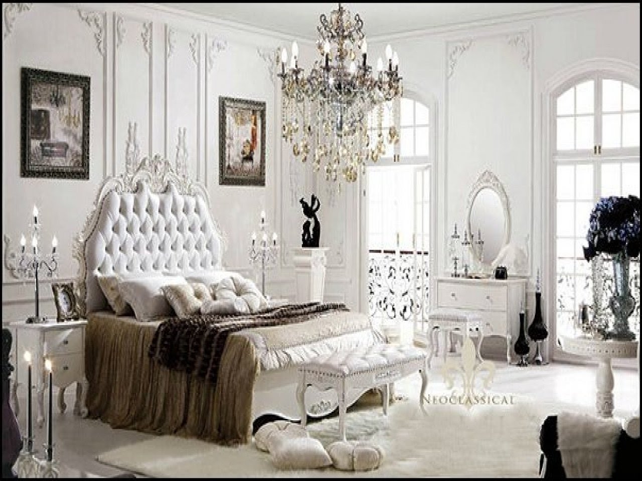 black french bedroom furniture set