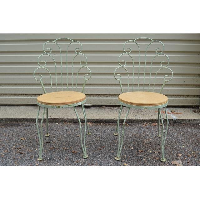 Antique Ice Cream Parlor Chairs | Chairish