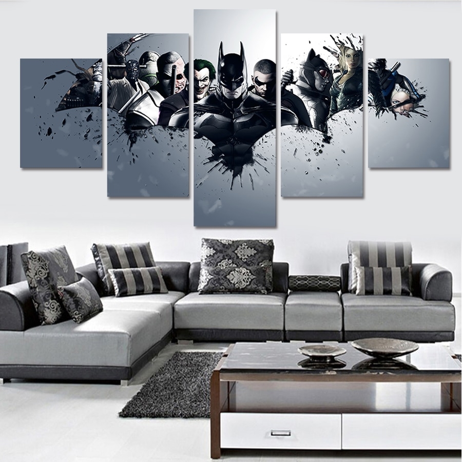 Office Living Room Decorre Bedroom Batman Joker Wall Clock Kitchen 