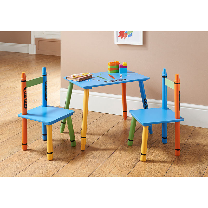 crayola table and chairs b&m