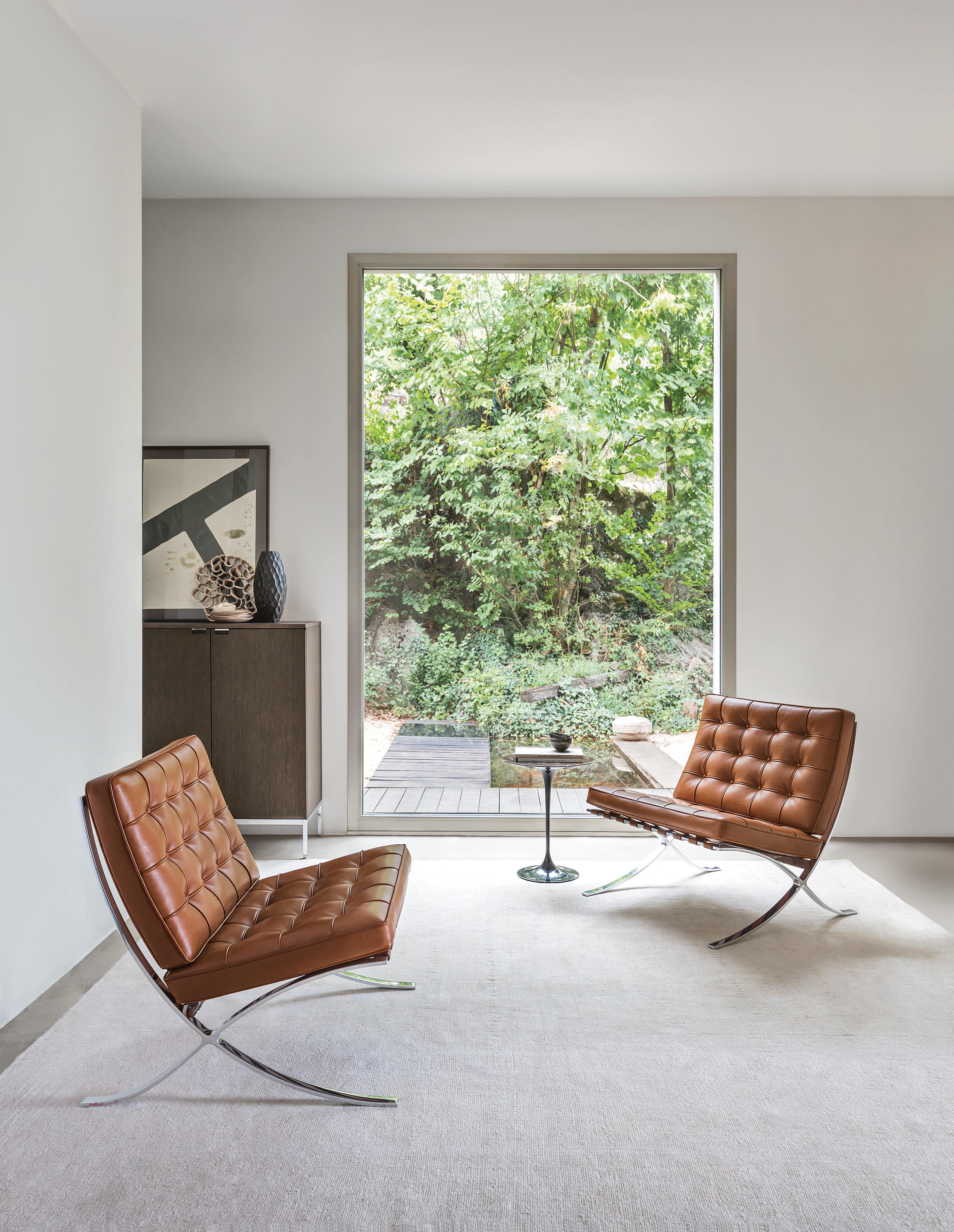 knoll barcelona chair replica