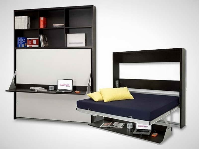 Murphy Bed With Desk Visualhunt, Fold Up Bed That Turns Into Desk