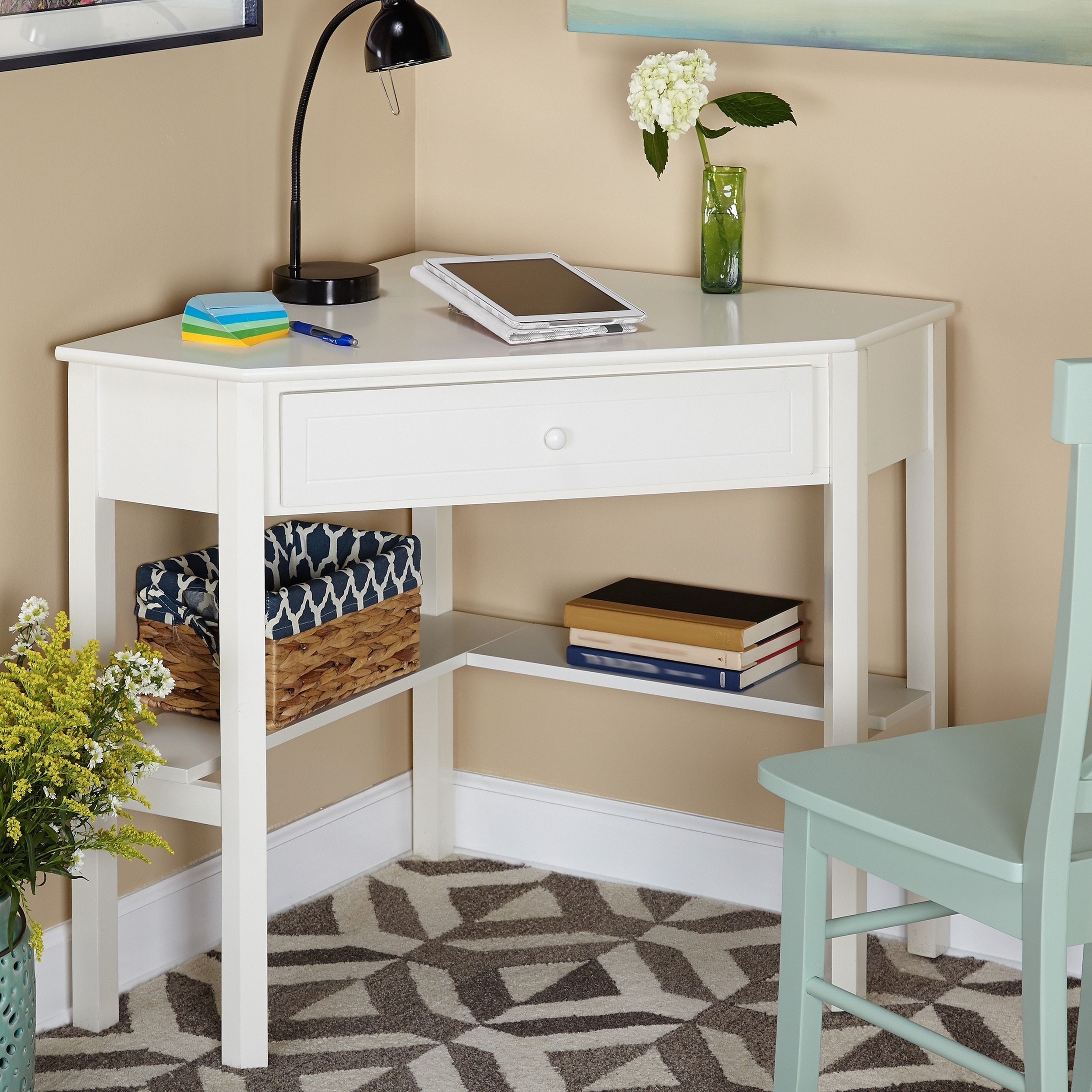 50 Best Small Desks For Spaces, White Writing Desk For Small Spaces