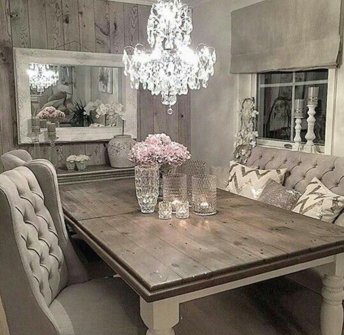 rustic chic dining set