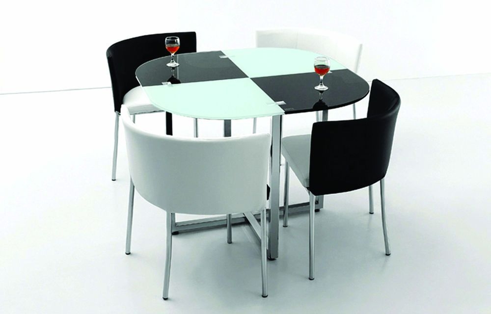 space saver table white