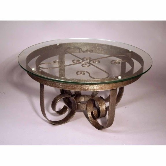 Wrought Iron Coffee Table You Ll Love, Round Glass Wrought Iron Coffee Table