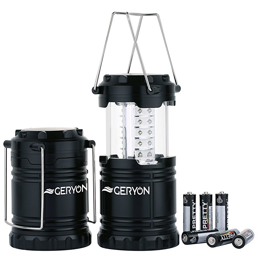 12 LED Battery Operated Camping Lantern (2-Pack)