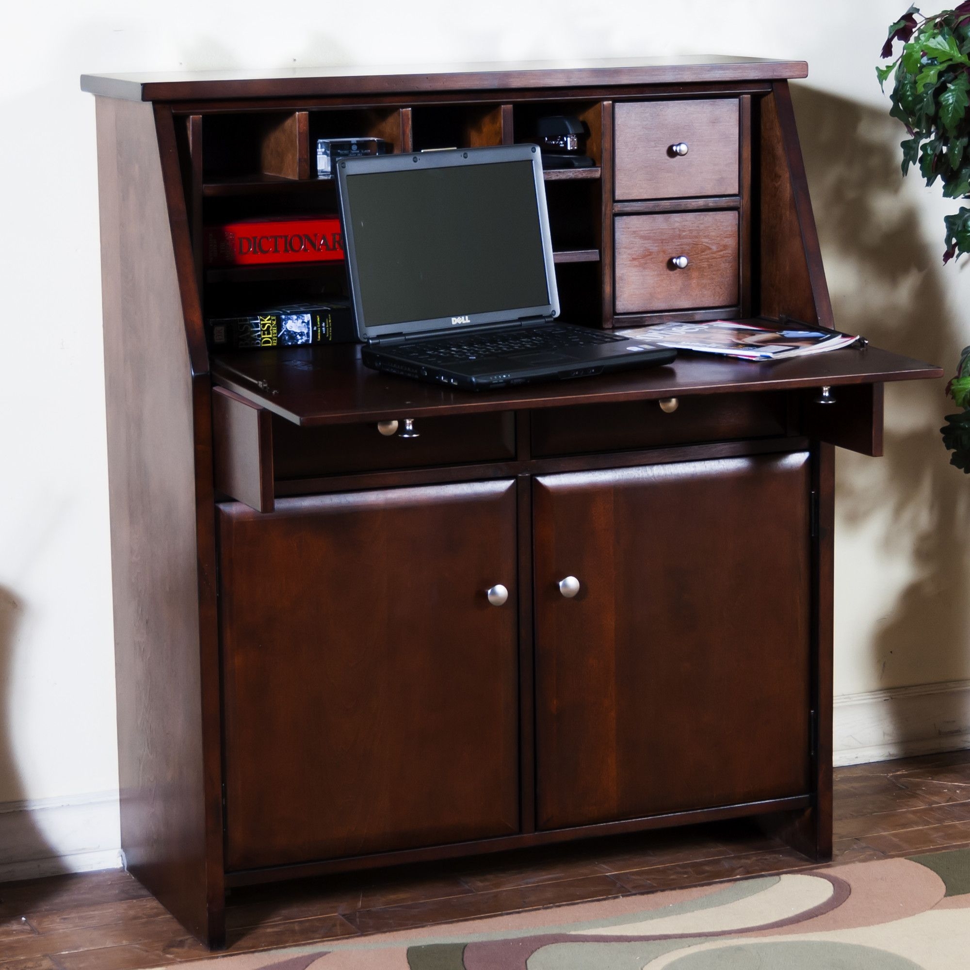 Cappuccino Secretary Desk