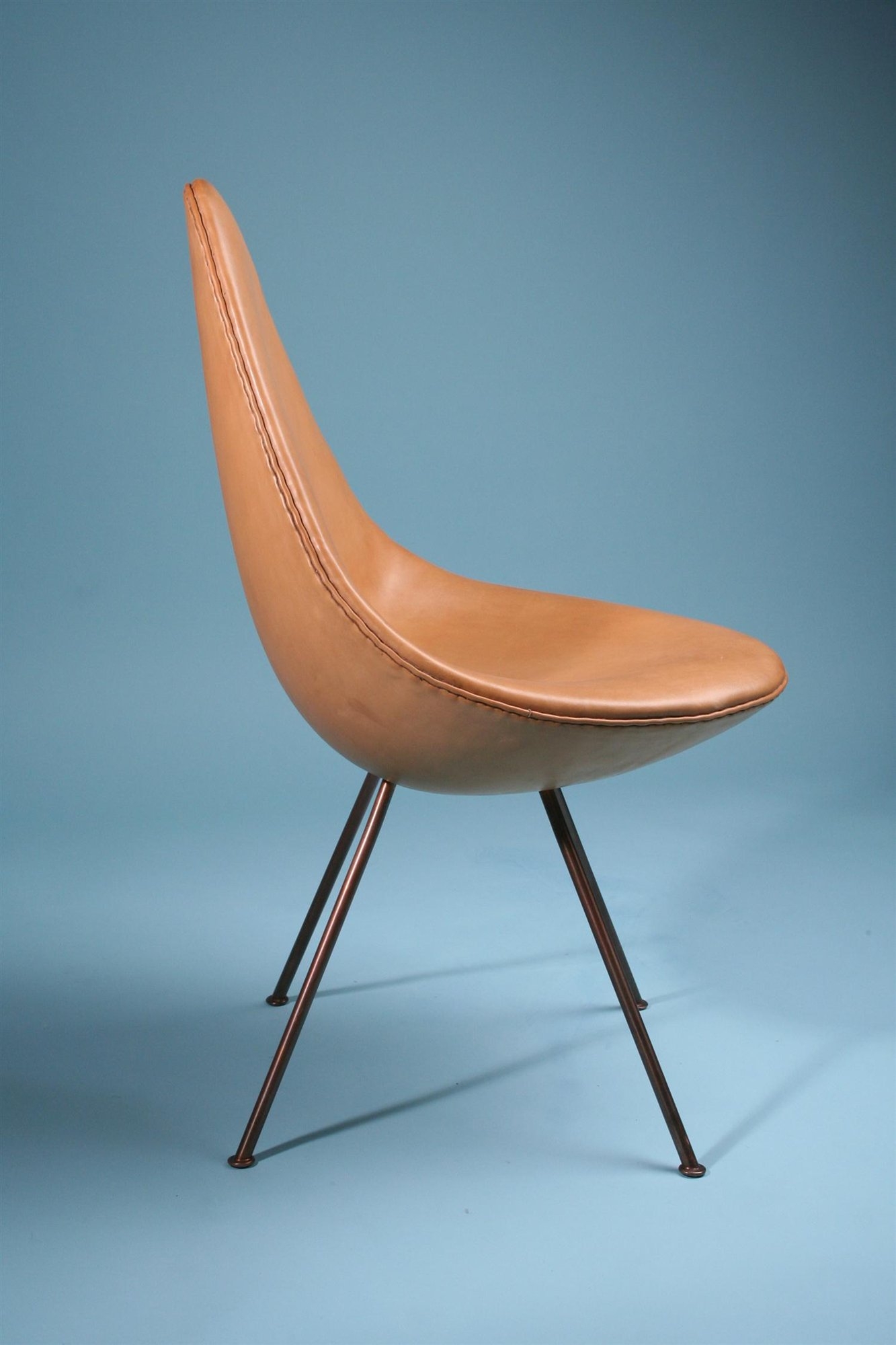 Chair, The Drop Chair. Designed by Arne Jacobsen for Fritz