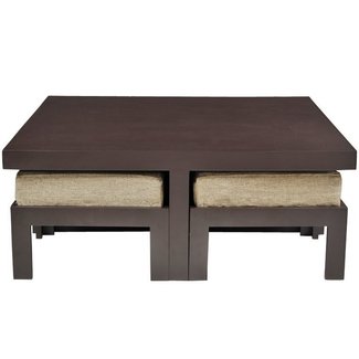 Coffee Table With Stools - VisualHunt