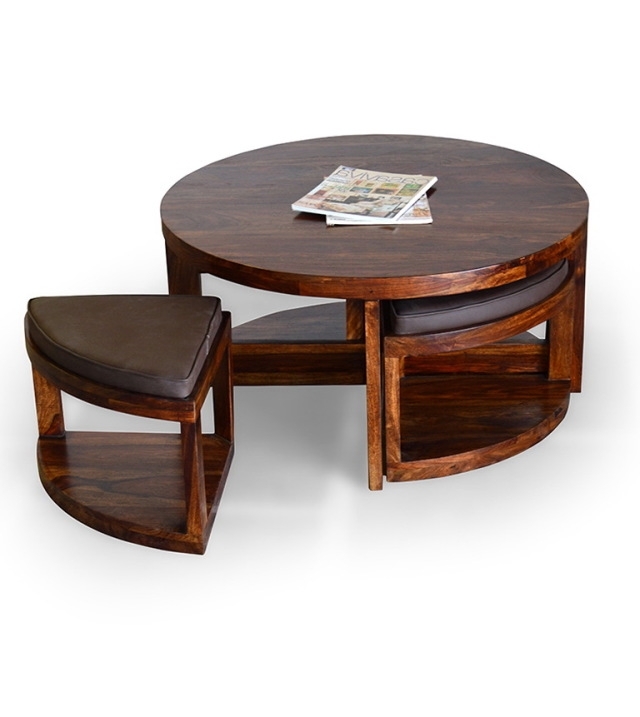 Coffee Table With Stools You Ll Love In, Round Coffee Table With Stools Underneath Uk