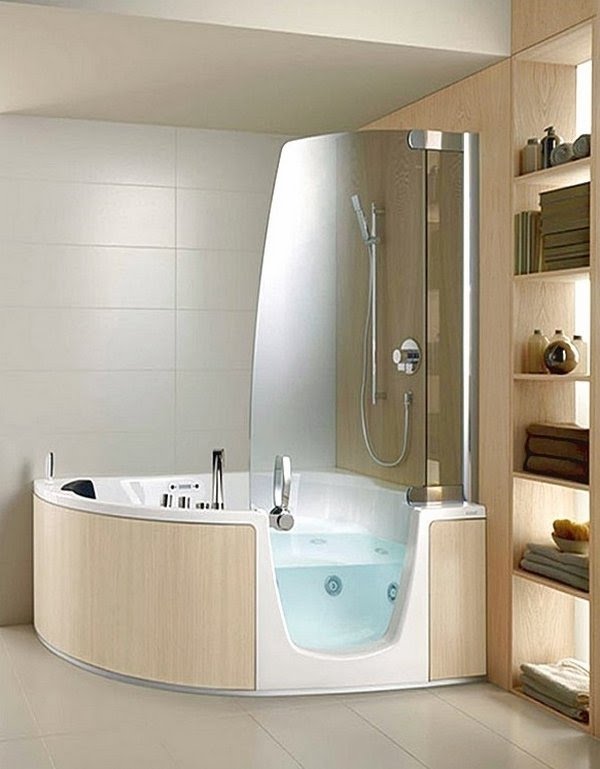 Corner Tubs For Small Bathrooms, Short Bathtub Shower Combo