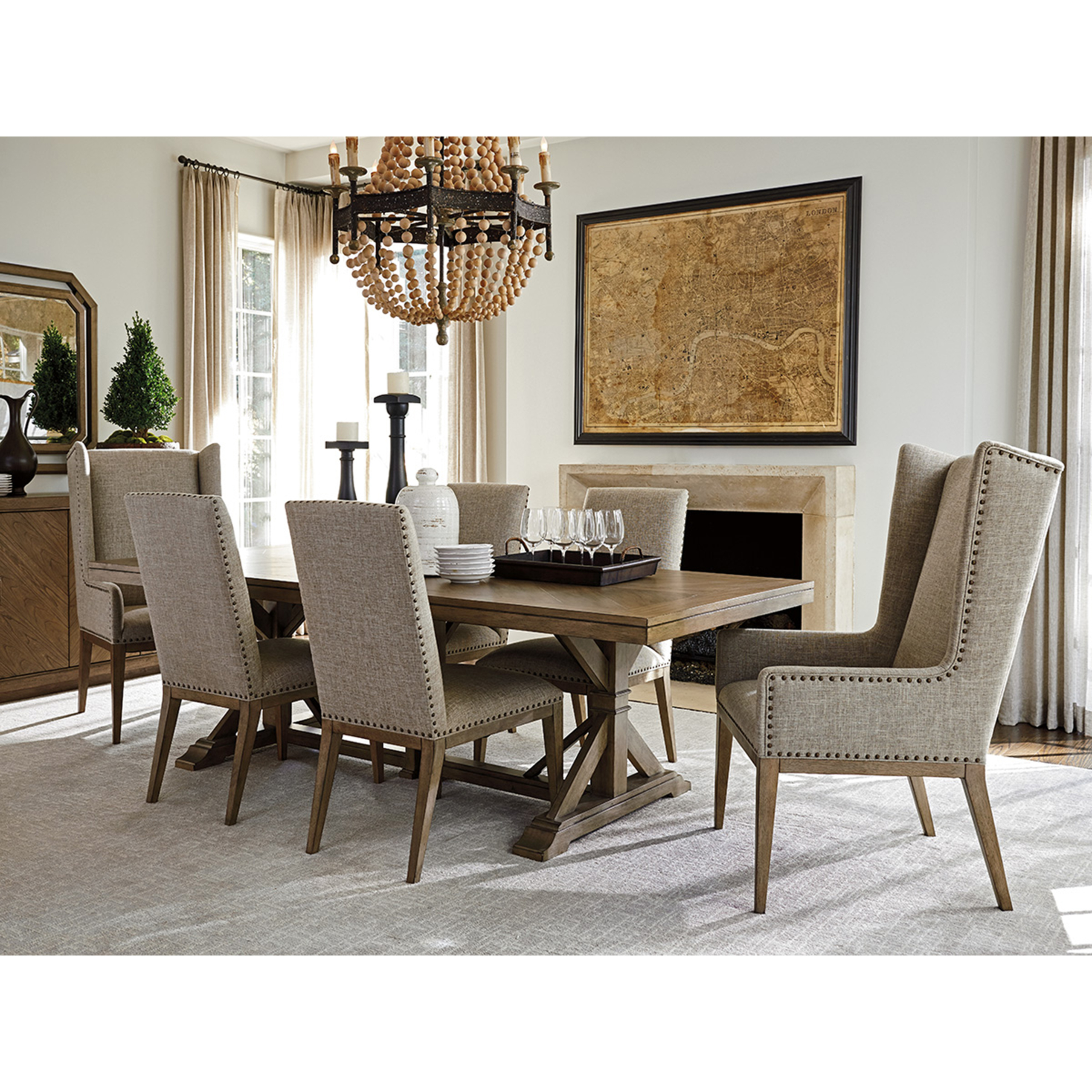 Double Pedestal Dining Table You Ll Love In 2021 Visualhunt