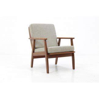 Danish Teak Easy Chair in Grey, 1960s for sale at