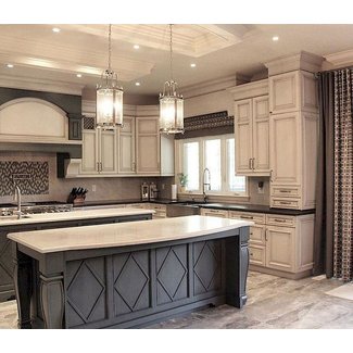 Kitchen Island Made From Antique Buffet