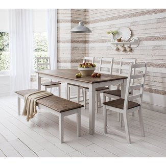 50 Dining Table With Bench You Ll Love In 2020 Visual Hunt