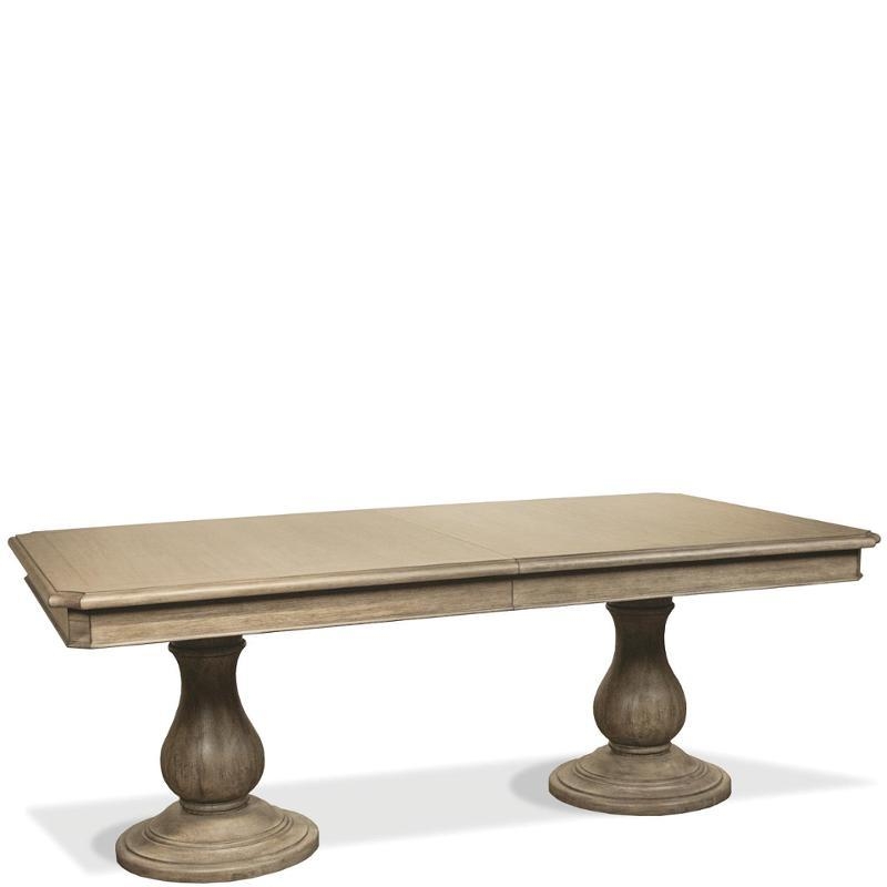 Double Pedestal Dining Table Dining Table Top RV21542