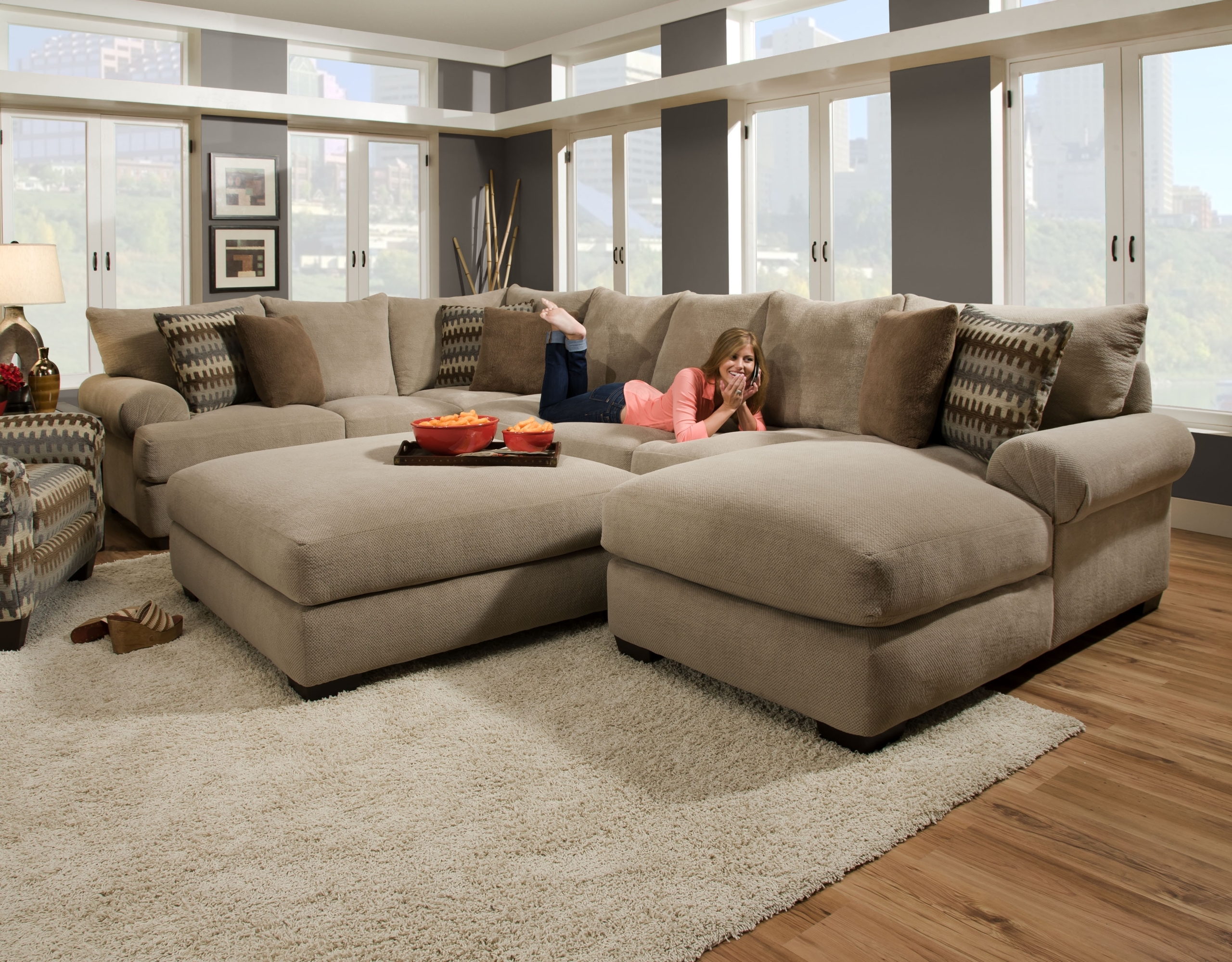 Extra Large Sectional Sofa Visualhunt, Huge Sectionals Sofas