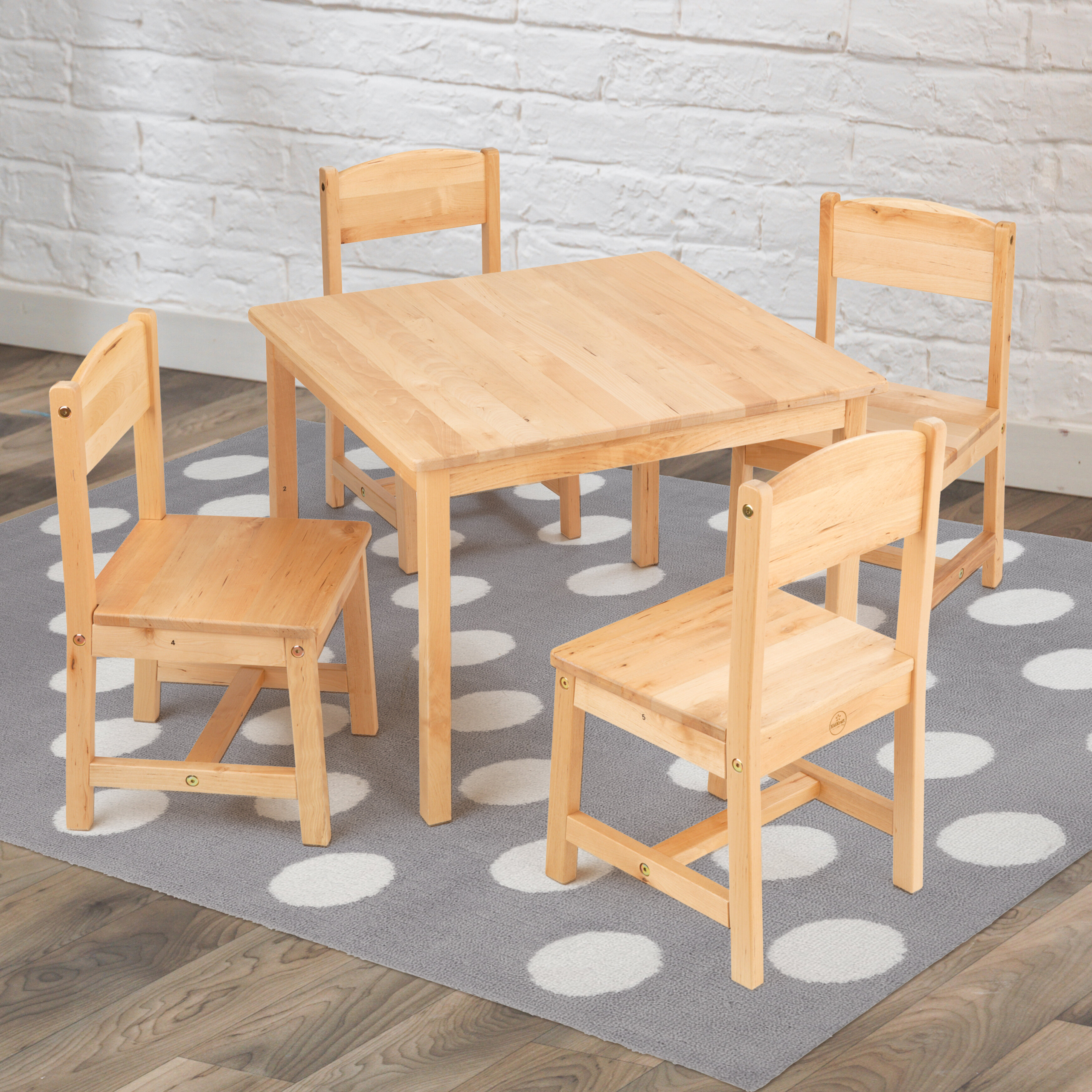 rickey kids 5 piece table & chair set