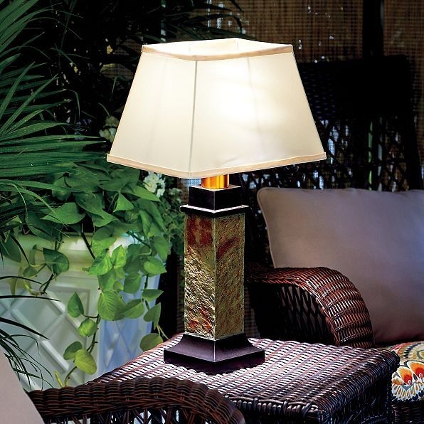 Outdoor Table Lamps Battery Operated, Battery Operated Table Lamps Next To Each Other
