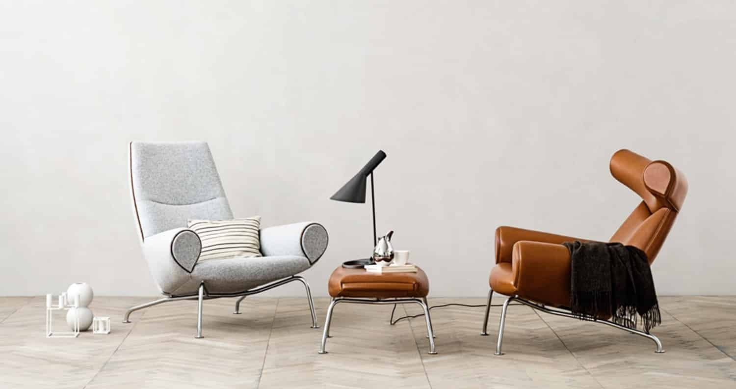 Fodskammel til Ox Chair - Corona læder