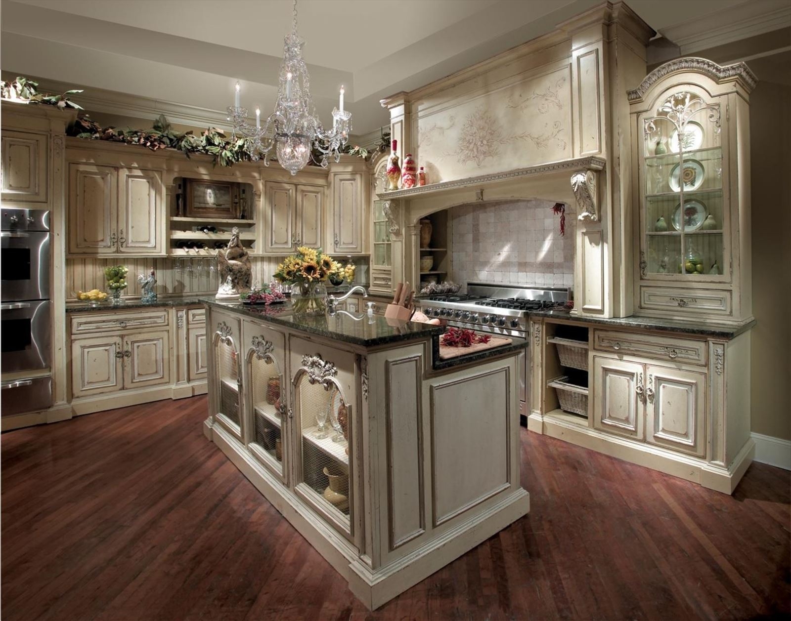 Modern French Country Kitchen Cabinets   French Country Kitchen Cabinets Design Ideas 2 