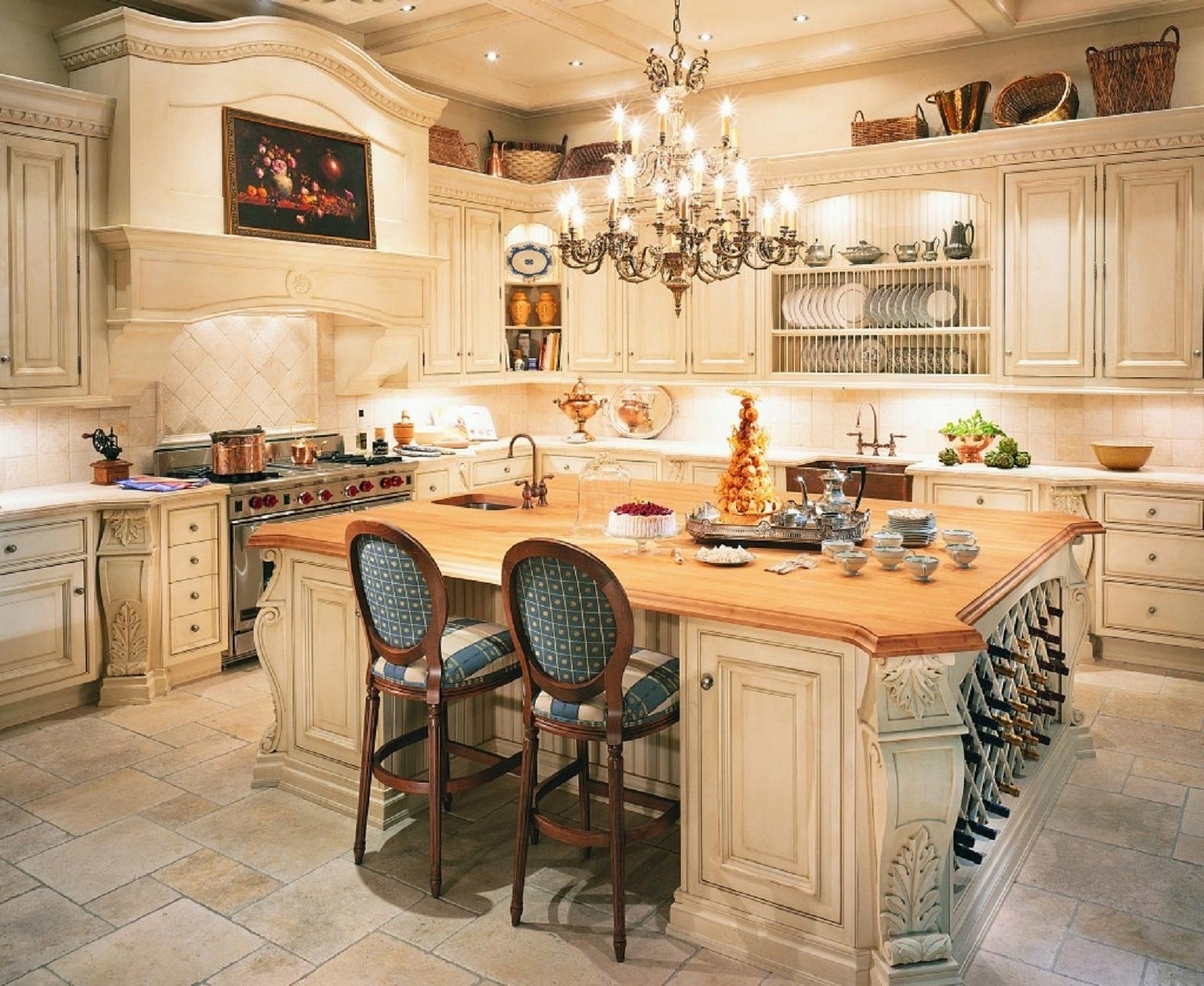 french style kitchen decor