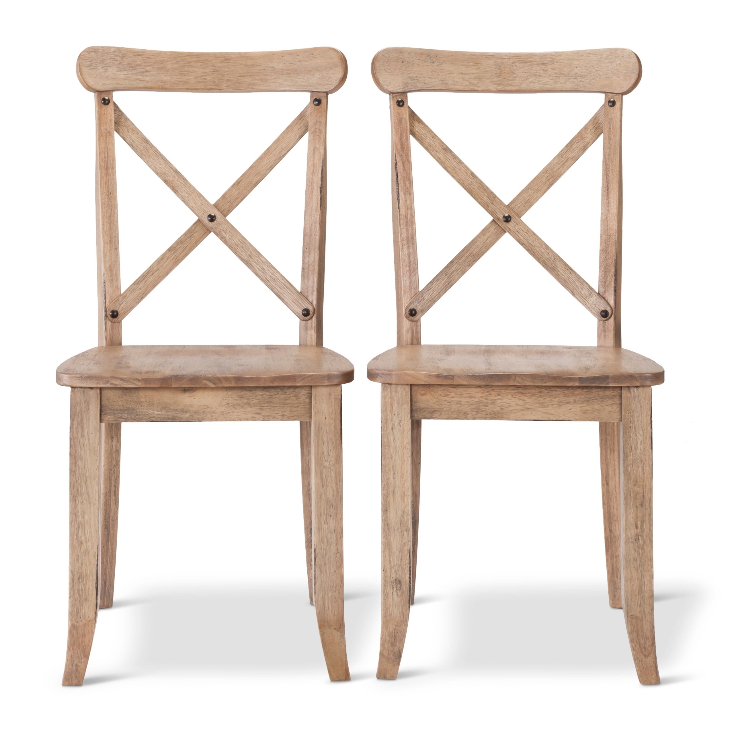 french country x back dining chair