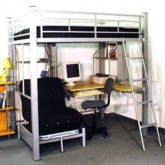 Full Size Loft Bed With Desk Visualhunt, Full Size Bunk Bed Ideas