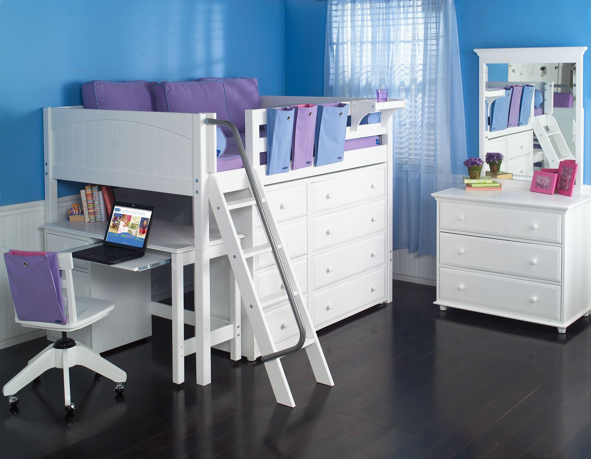 Full Size Loft Bed With Desk You Ll Love In 2021 Visualhunt