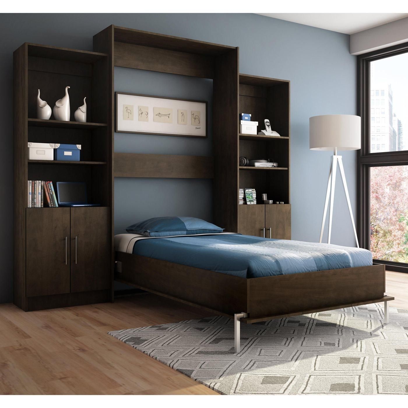 Murphy Bed With Desk Visualhunt, Twin Bed Wall Unit