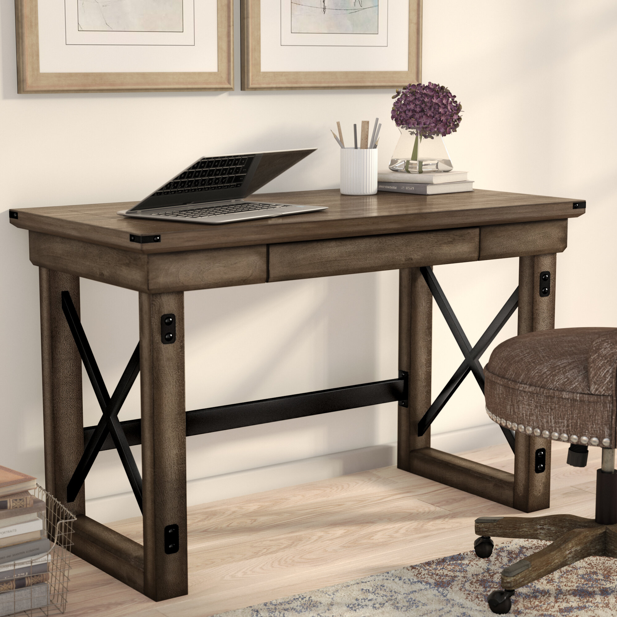 Small writing desk 30 deals inches wide