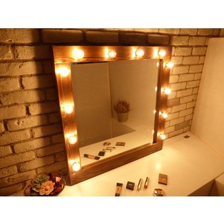 Hollywood mirror with lights rustic mirror makeup mirror
