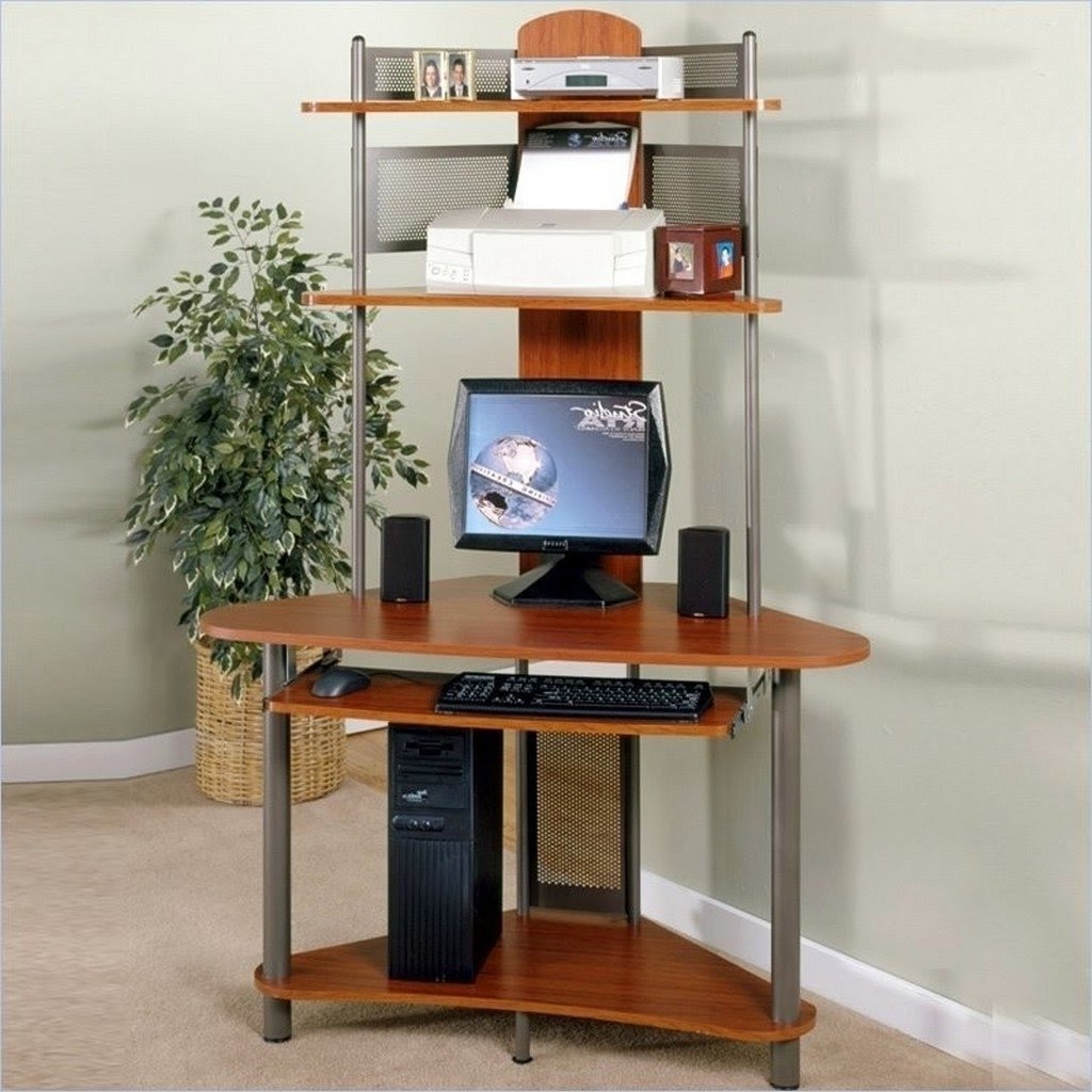 small tall computer desk