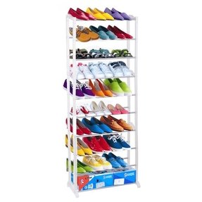 4 Tier Detachable Shoe Rack Tower Shelf Organiser Storage Stand Cabinet  #@U