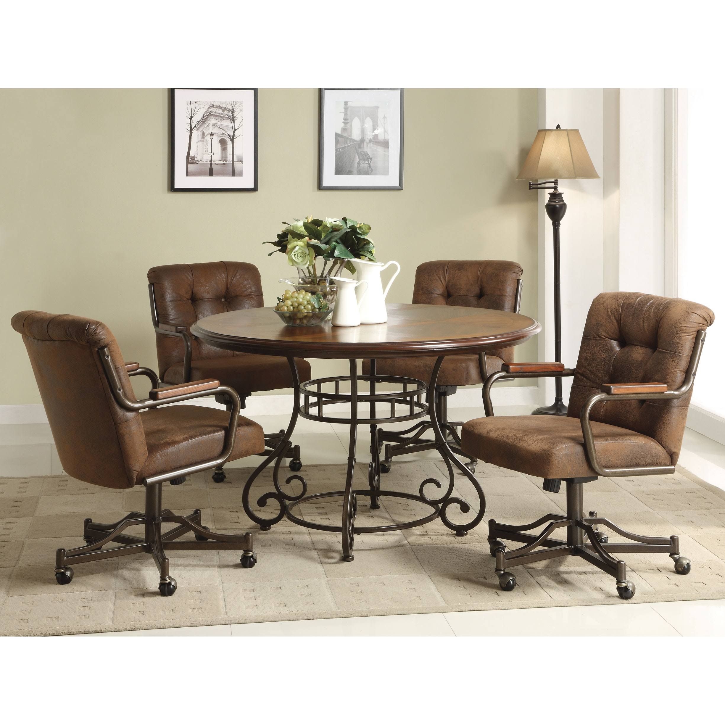 Dinette Sets With Caster Chairs