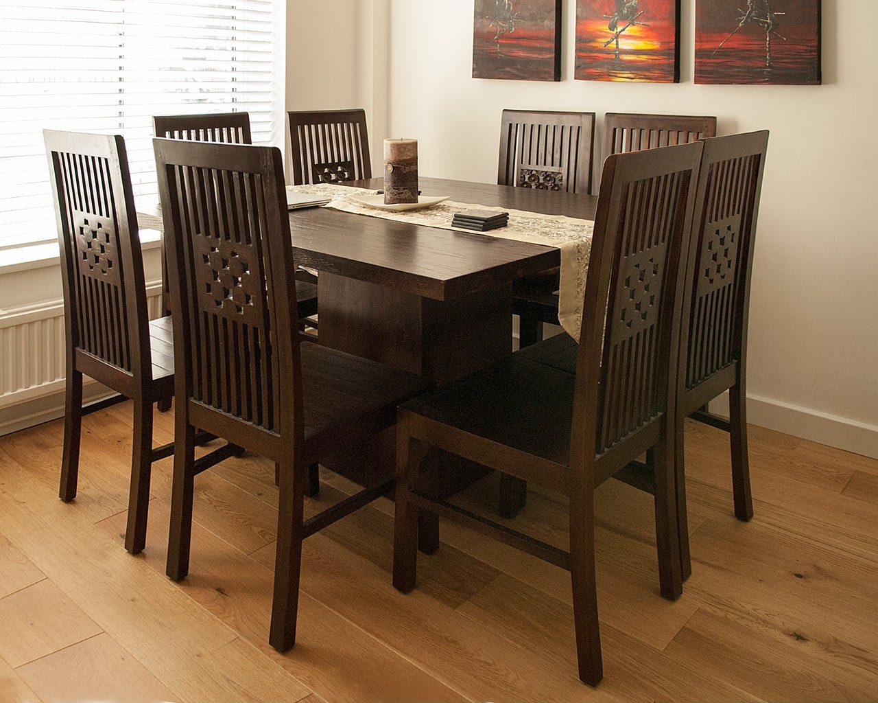 Kotak Dark Square Dining Table Kotak Dark Square Dining Table