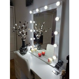 50 Vanity Mirror With Light Bulbs Visual Hunt