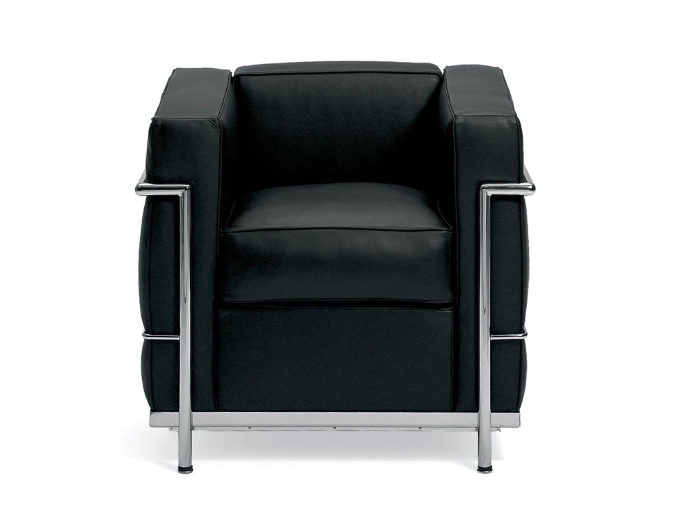 Le Corbusier Petit Comfort Leather Lounge Chair