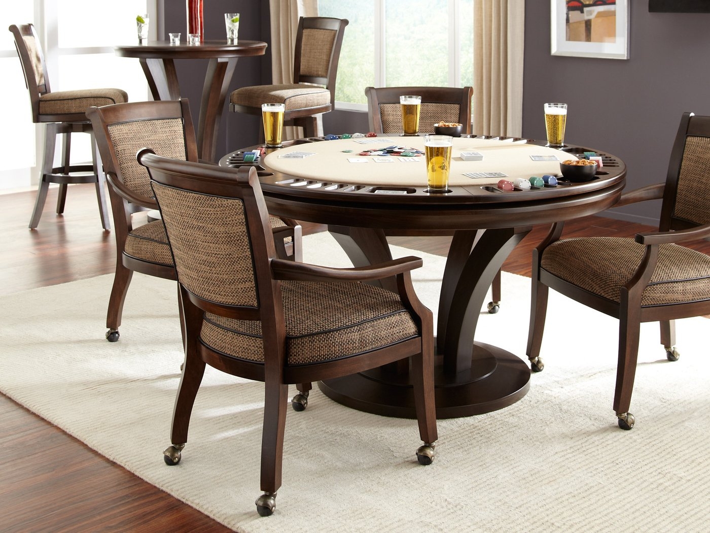 Dining Chairs With Casters You Ll Love, Fabric Dining Room Chairs With Casters
